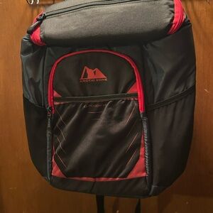 Arctic Zone Black and Red Men's Backpack